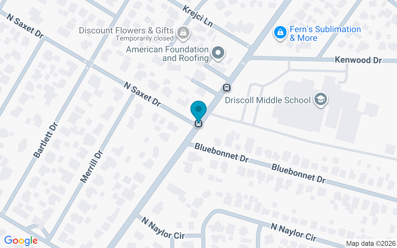 Map showing the location of Old Robstown @ Saxet