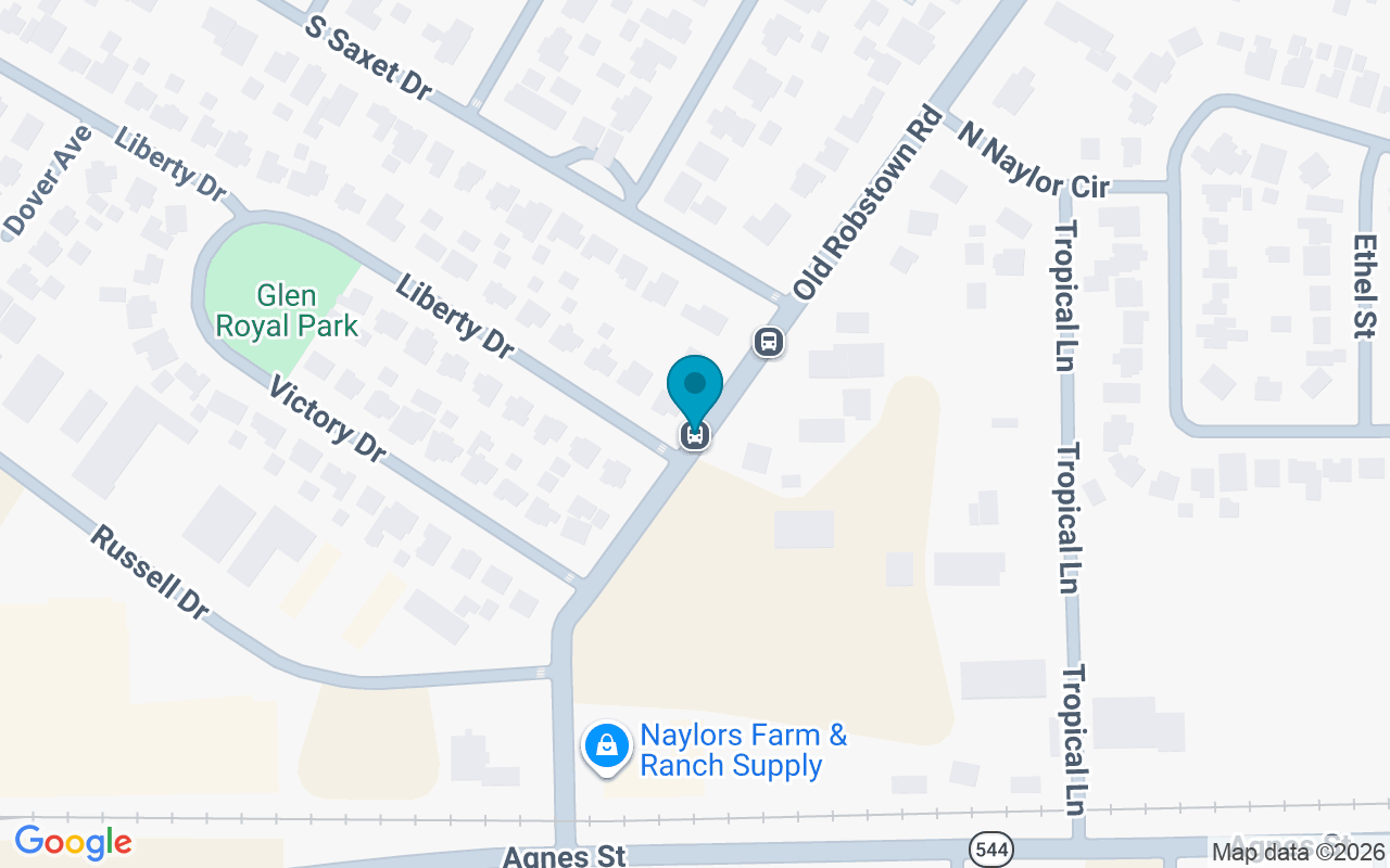 Map showing the location of Old Robstown @ Liberty