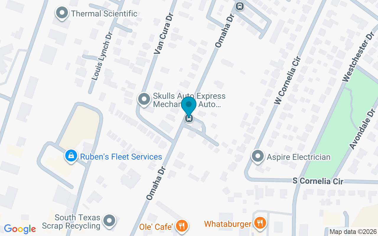 Map showing the location of Omaha @ Van Cura