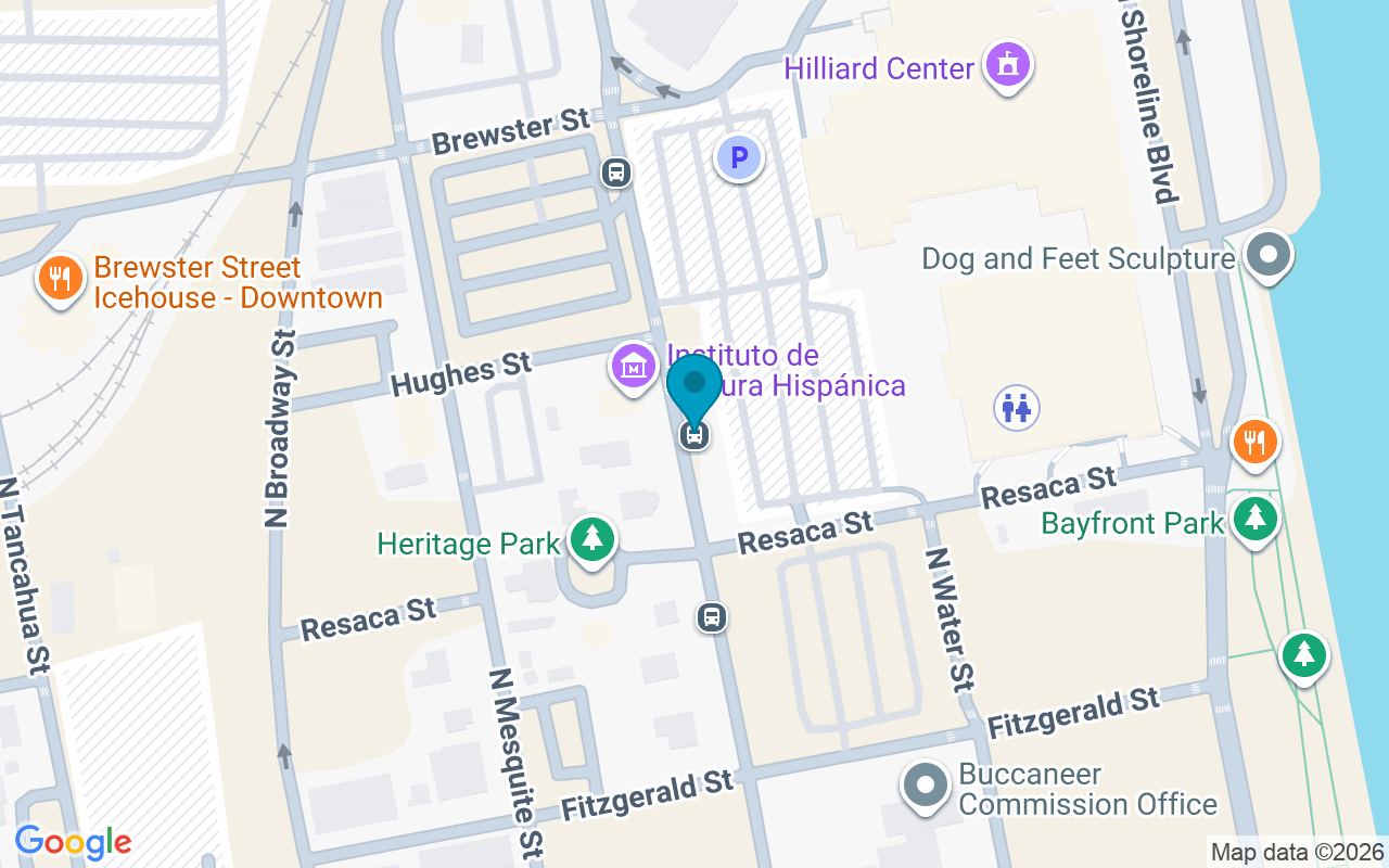 Map showing the location of Chaparral @ Resaca