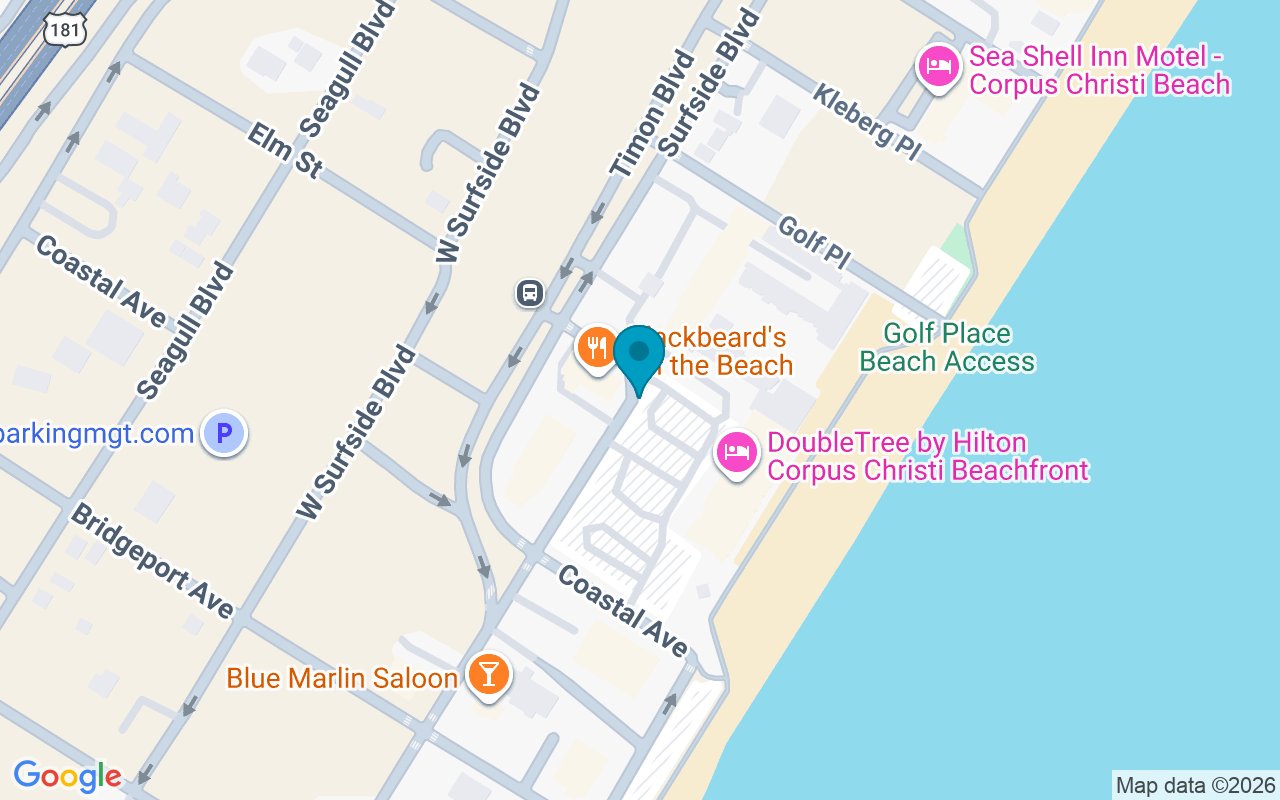 Map showing the location of Surfside @ Elm
