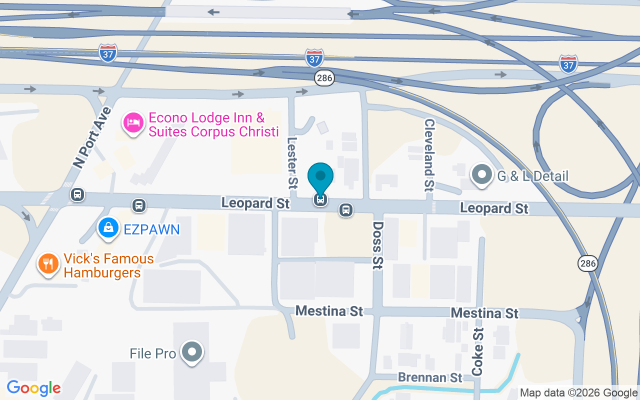 Map showing the location of Leopard @ Doss