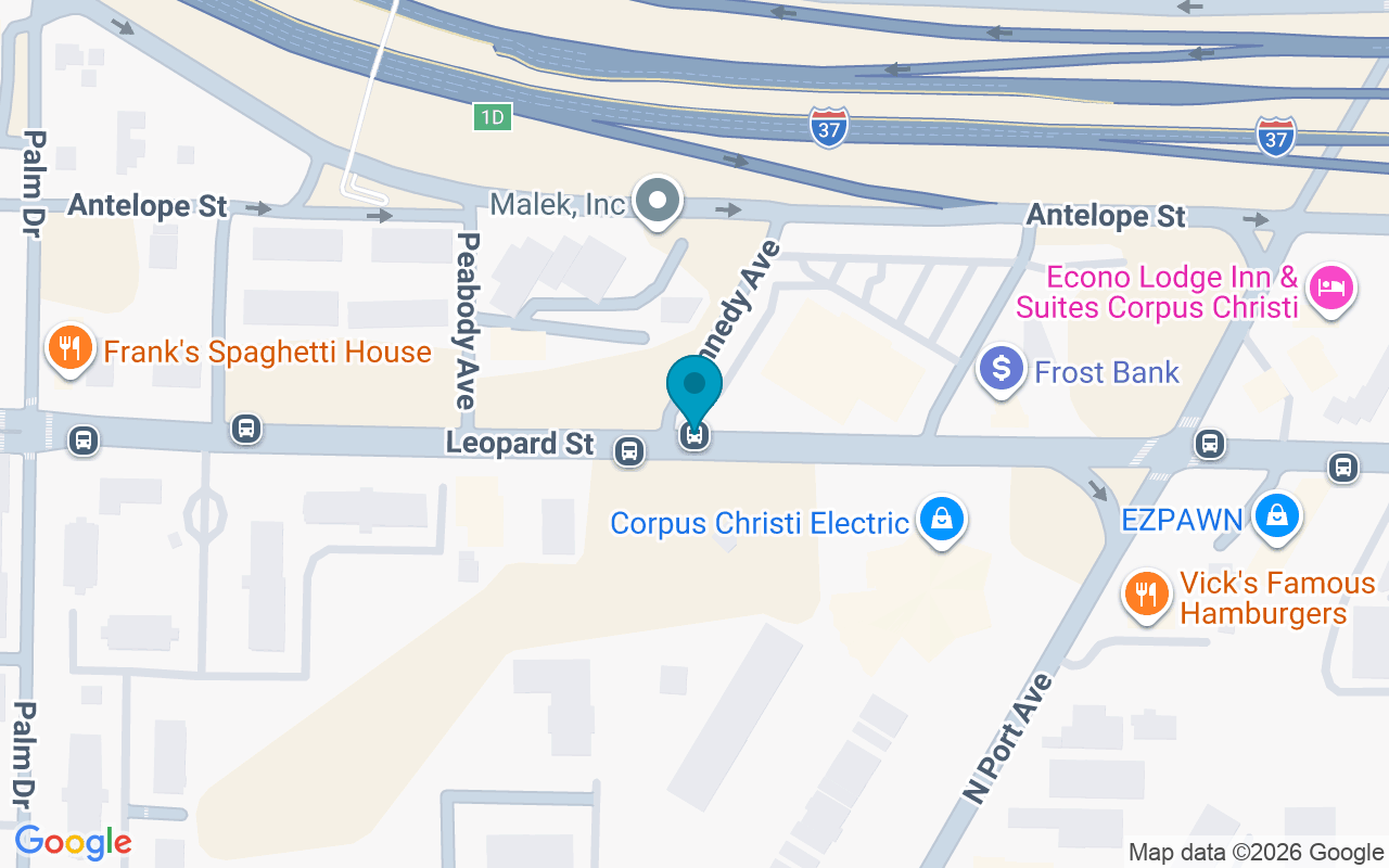 Map showing the location of Leopard @ Lexington