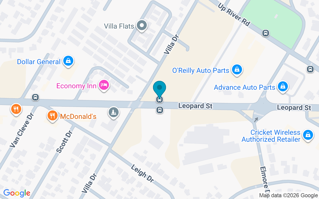 Map showing the location of Leopard @ Villa