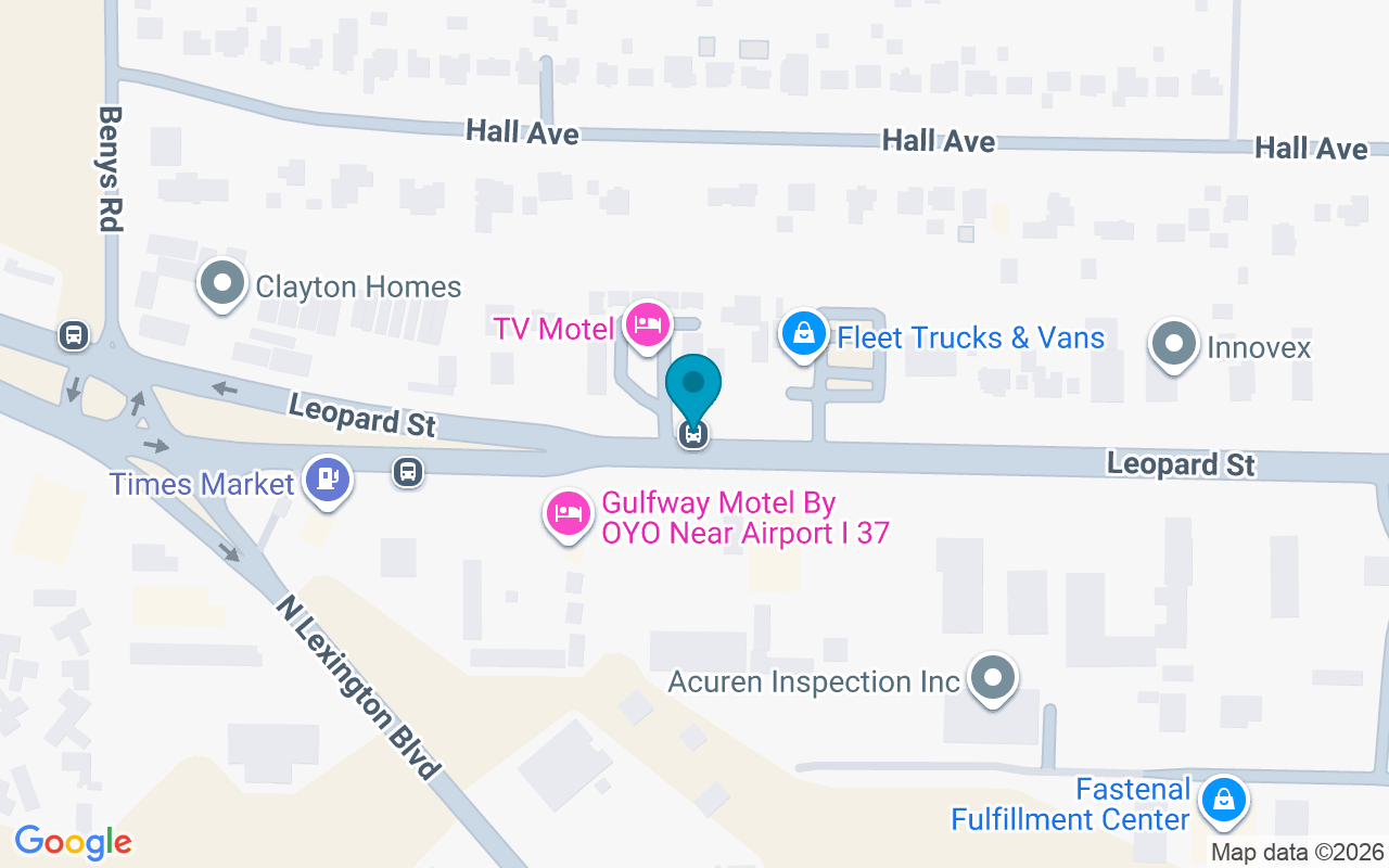 Map showing the location of Leopard @ Tv Motel