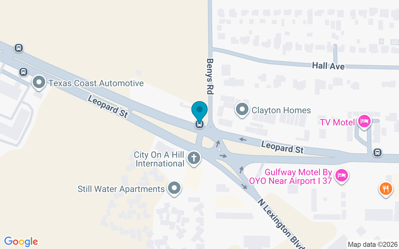 Map showing the location of Leopard @ Benys