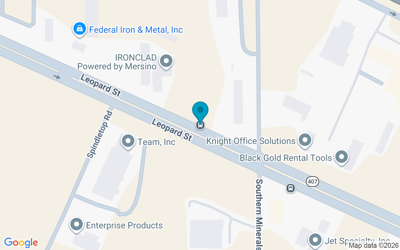 Map showing the location of Leopard @ Minerals