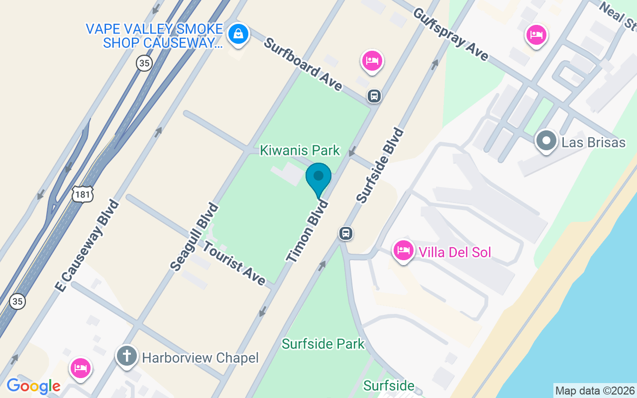 Map showing the location of Timon @ Surfboard