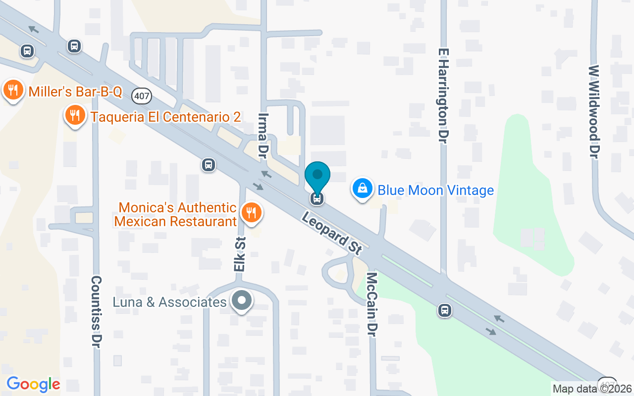 Map showing the location of Leopard @ Irma
