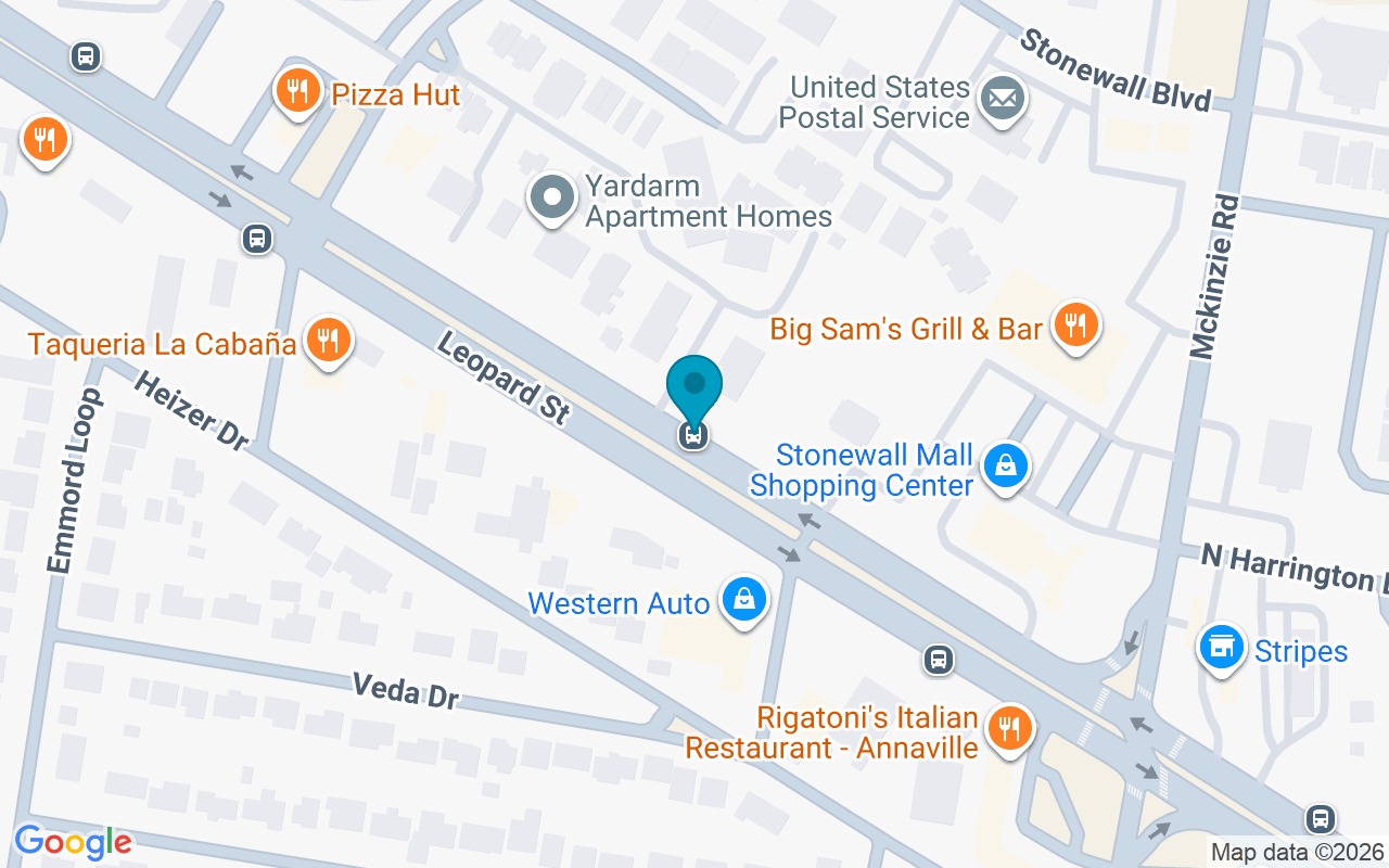 Map showing the location of Leopard @ Peachtree