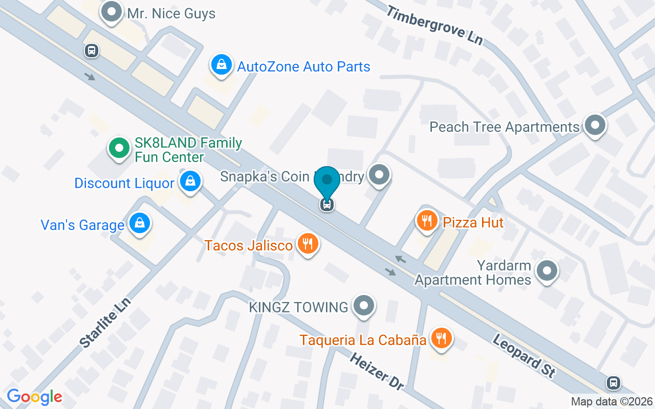 Map showing the location of Leopard @ Starlite