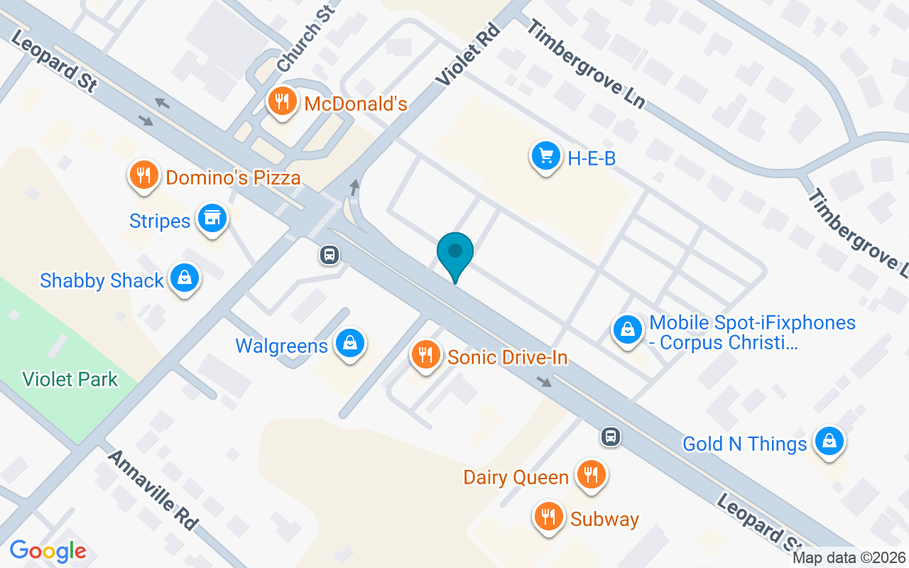 Map showing the location of Leopard @ Violet