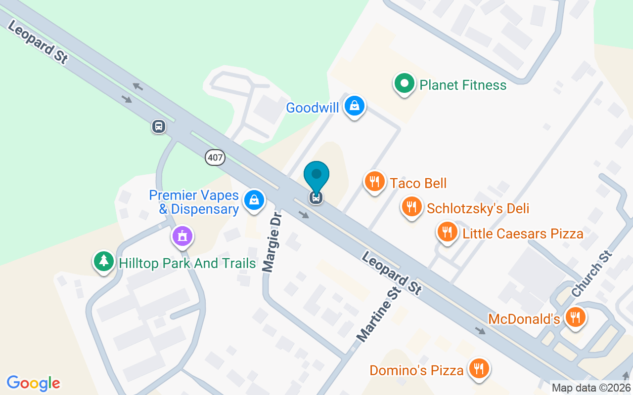 Map showing the location of Leopard @ Margie