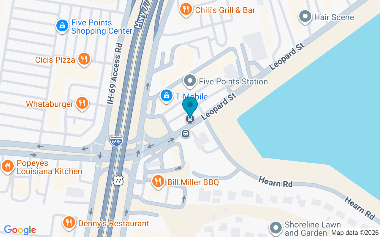 Map showing the location of Leopard @ Us 77
