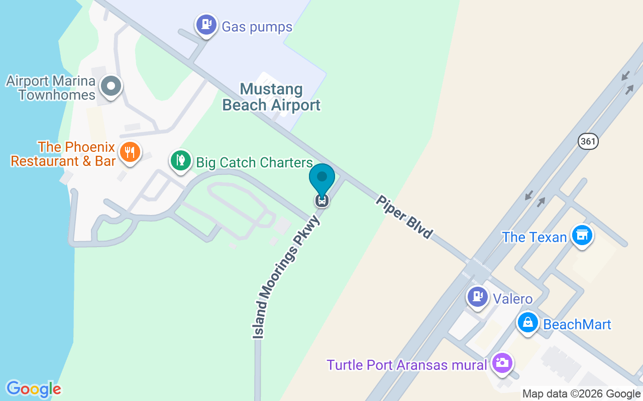 Map showing the location of Island Moorings