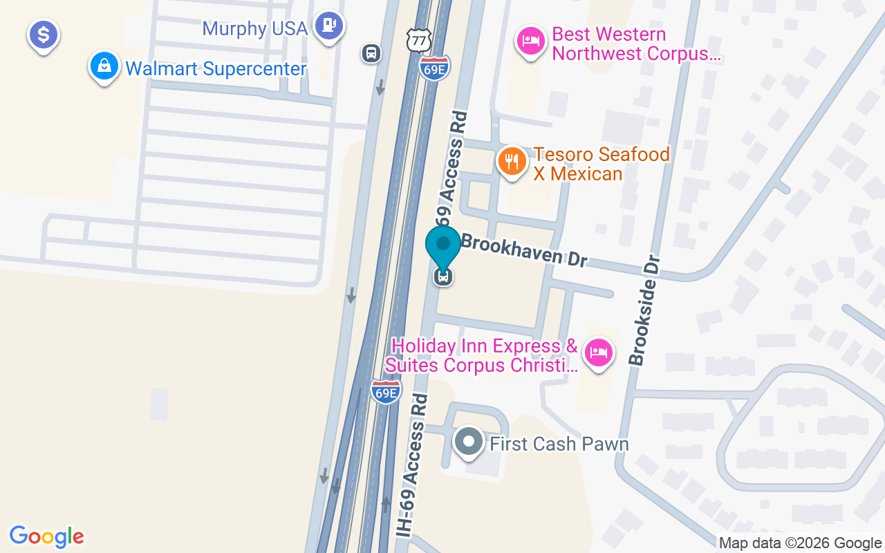 Map showing the location of 77 AC Rd @ Brookhaven