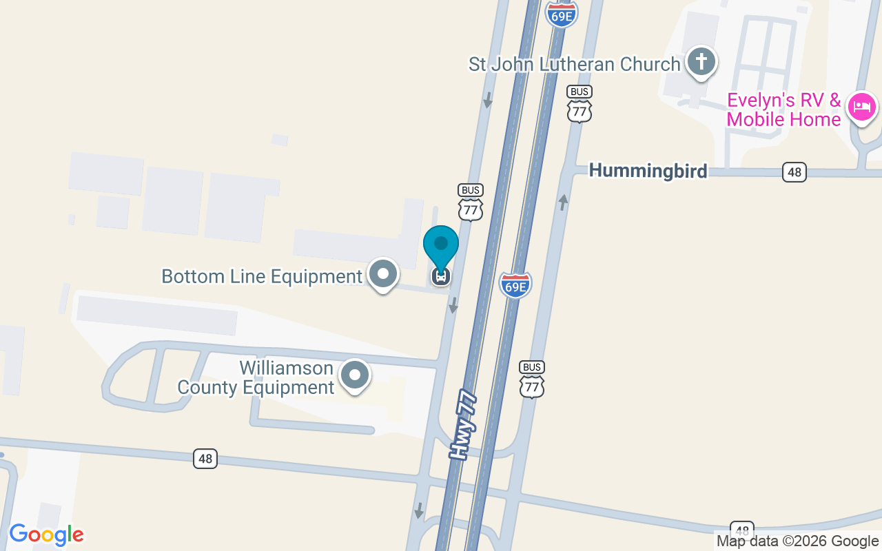 Map showing the location of 77 AC Rd @ Co Rd 48