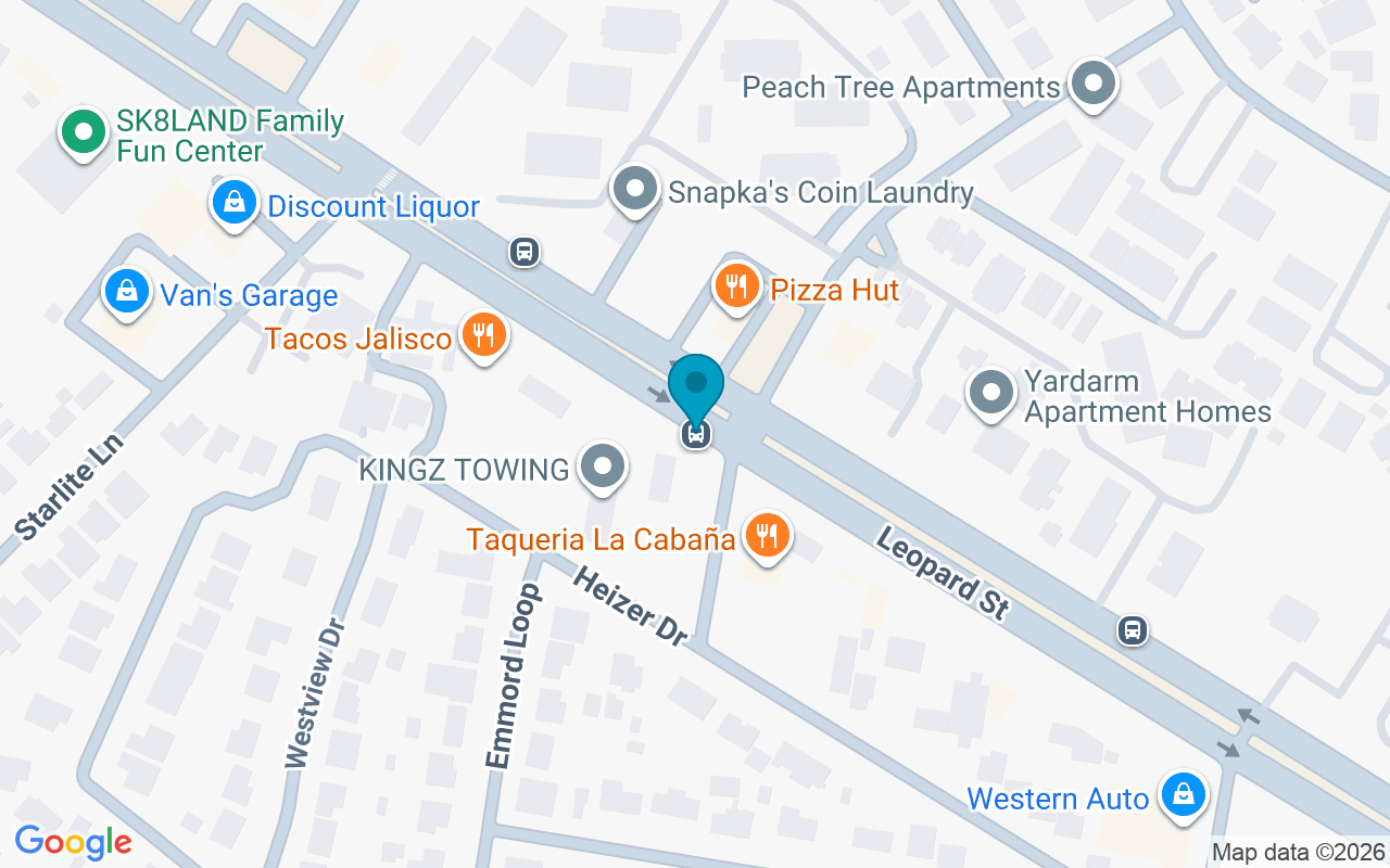 Map showing the location of Leopard @ Nida