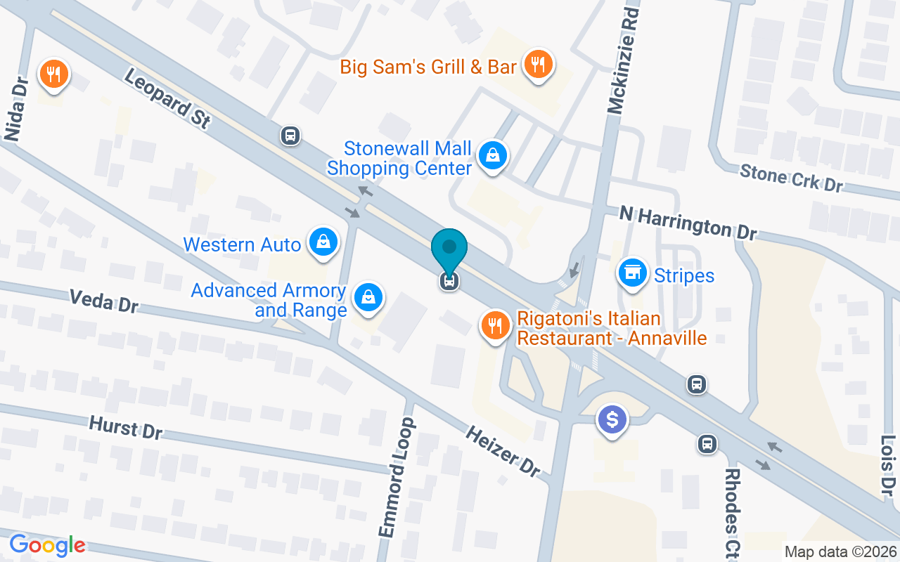 Map showing the location of Leopard @ Sammons