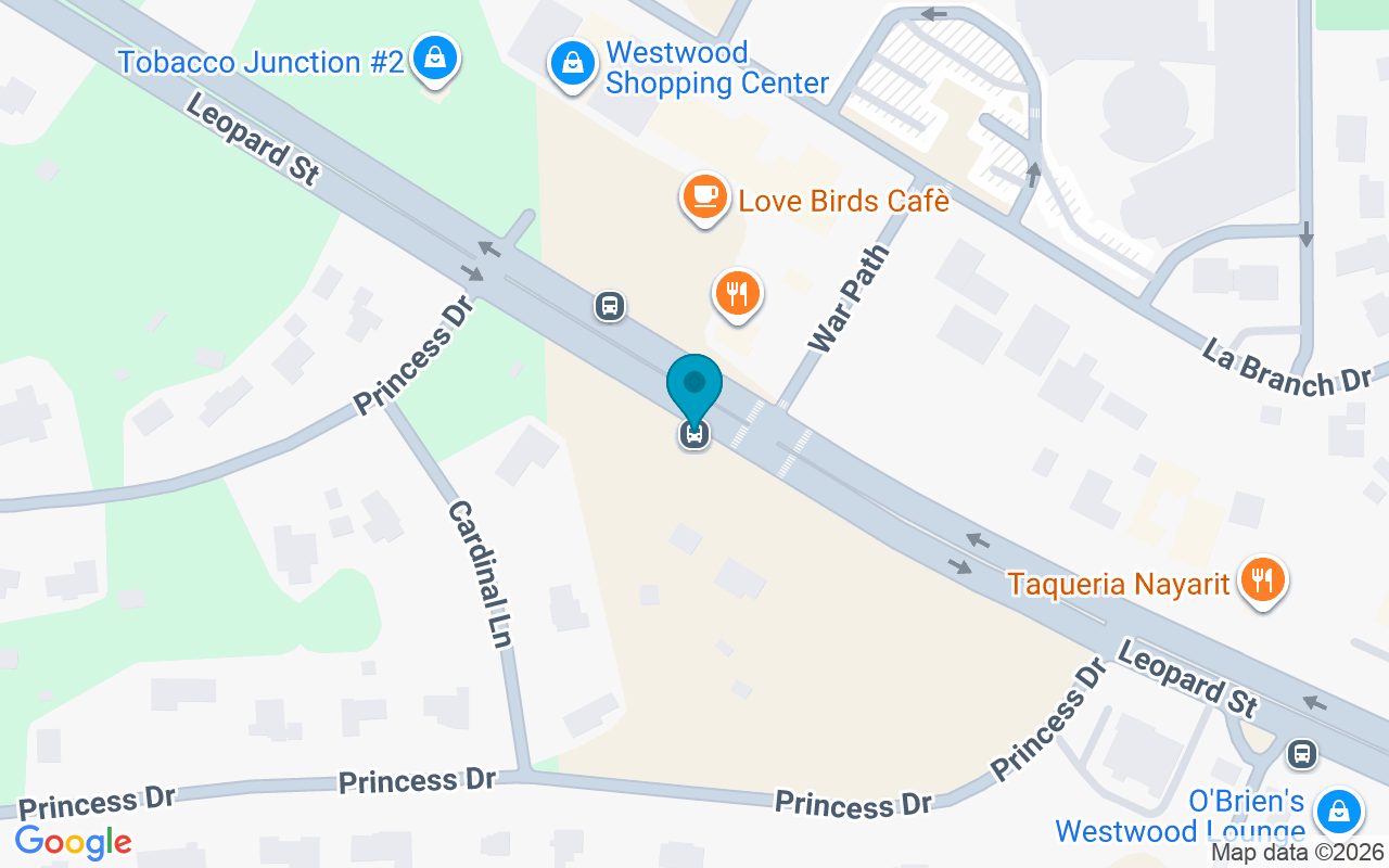 Map showing the location of Leopard @ War Path