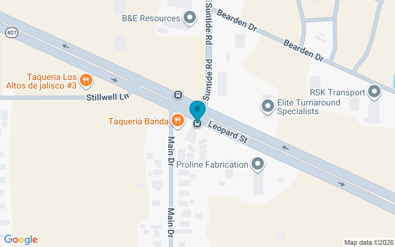 Map showing the location of Leopard @ Suntide