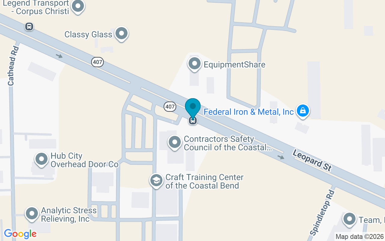 Map showing the location of 7425 Leopard