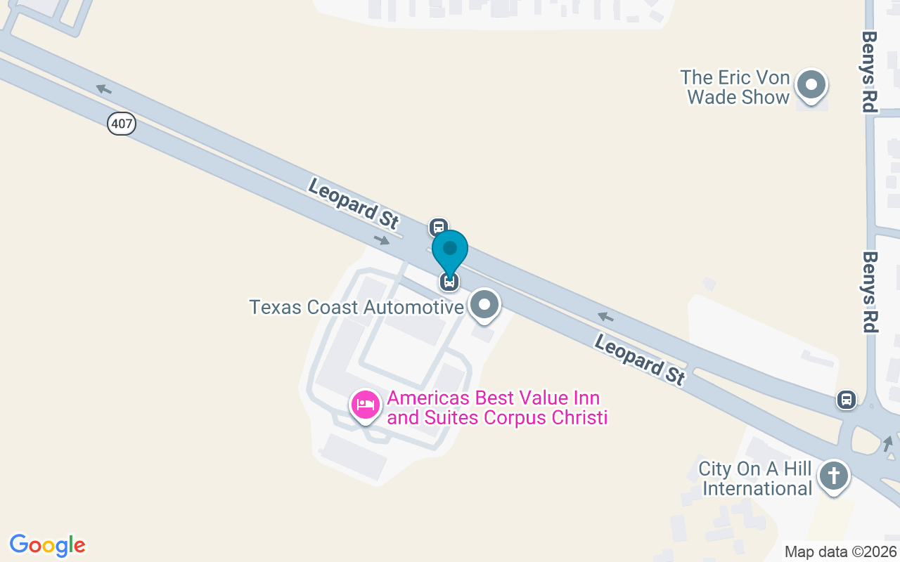Map showing the location of 6033 Leopard