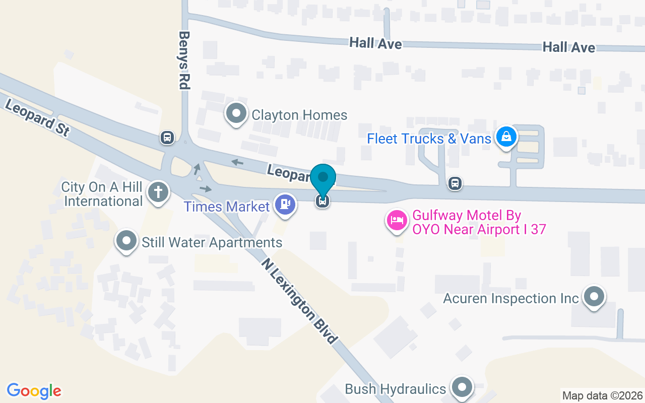Map showing the location of Leopard @ Lexington