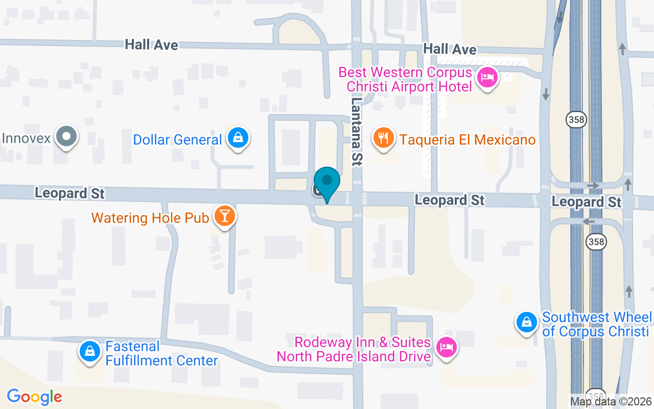 Map showing the location of Leopard @ Lantana