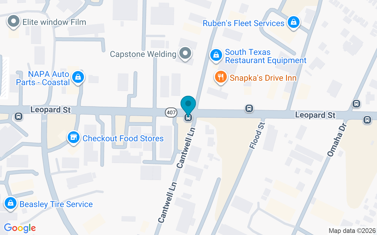 Map showing the location of Leopard @ Cantwell
