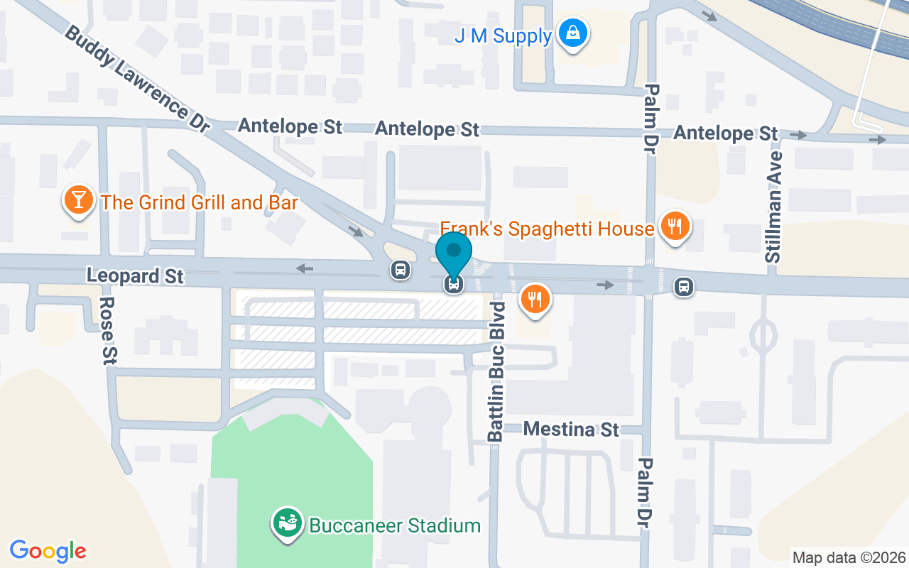Map showing the location of Leopard @ Battlin Buc