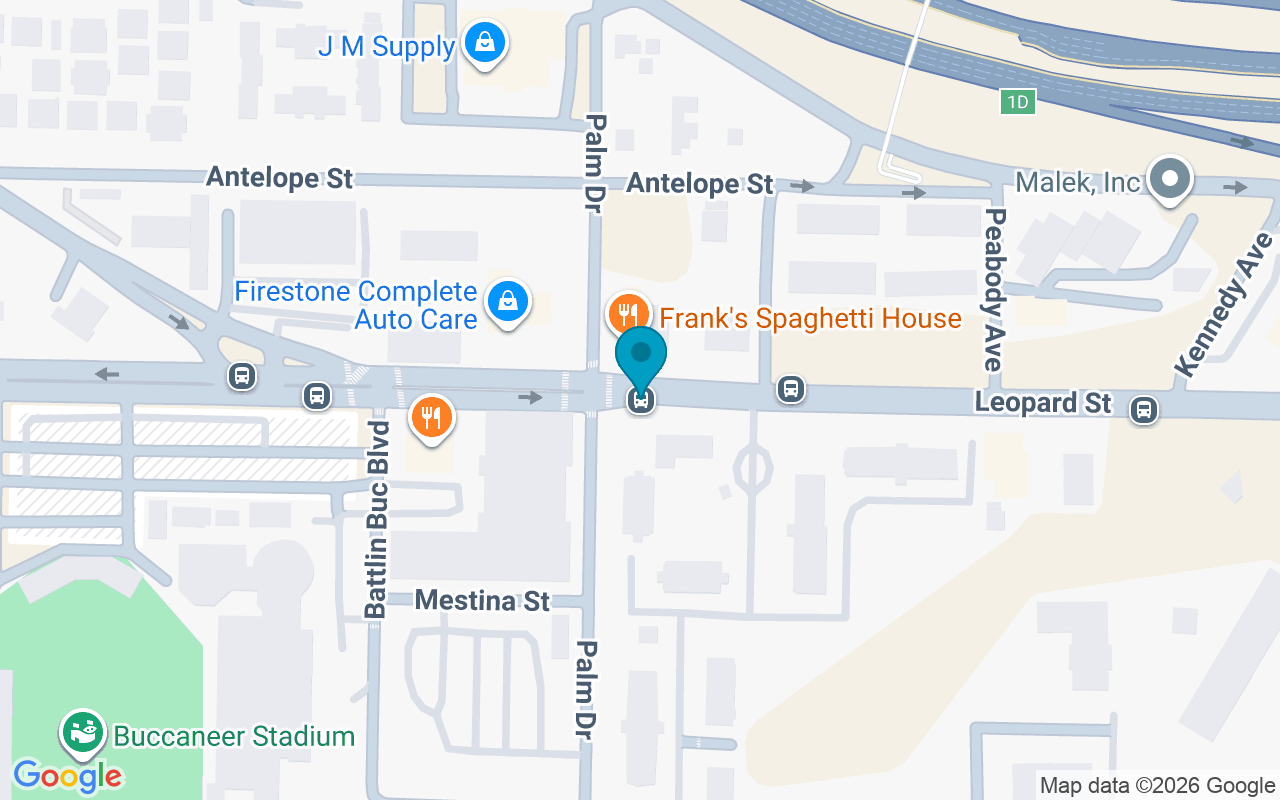 Map showing the location of Leopard @ Palm
