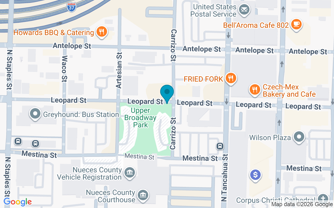 Map showing the location of Leopard @ Carrizo