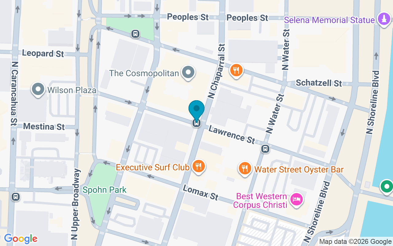 Map showing the location of Lawrence @ Chaparral