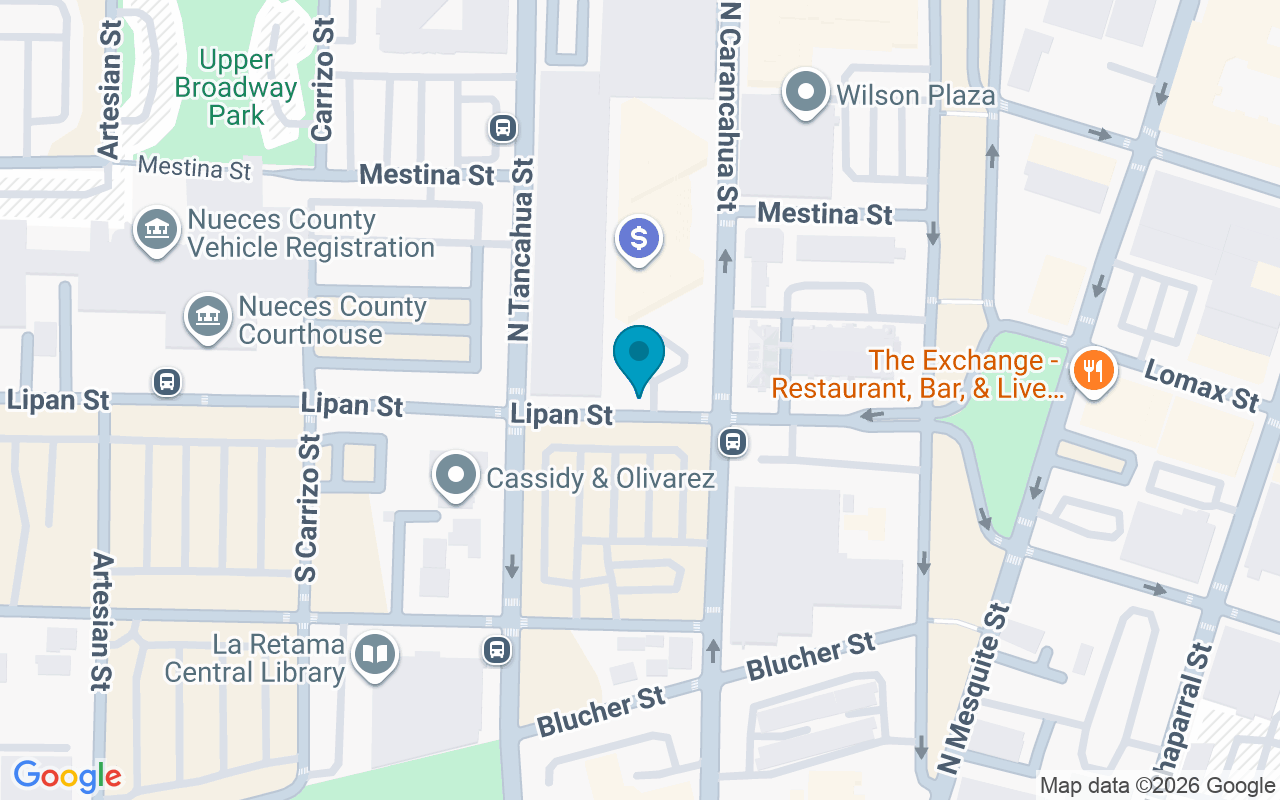 Map showing the location of Lipan @ Tancahua