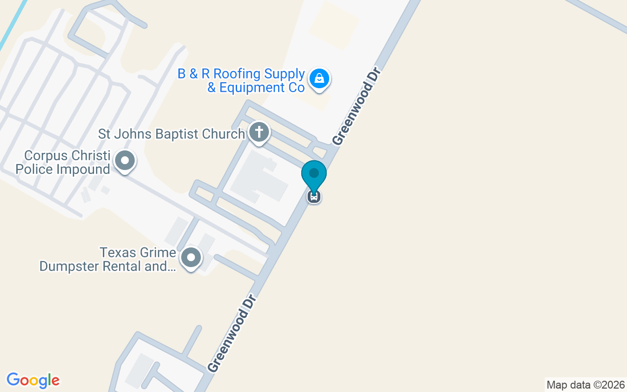 Map showing the location of Greenwood