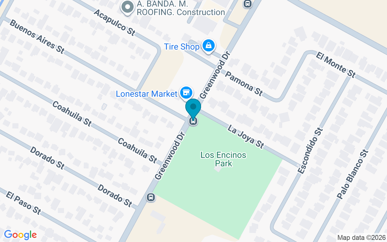 Map showing the location of Greenwood @ La Joya