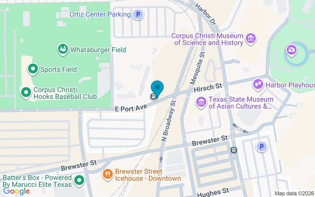 Map showing the location of Chaparral @ Hirsch