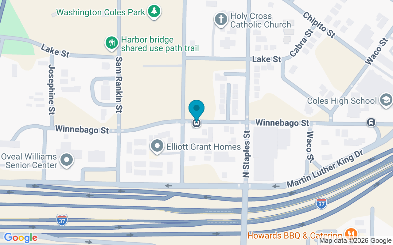 Map showing the location of Winnebago @ Alameda