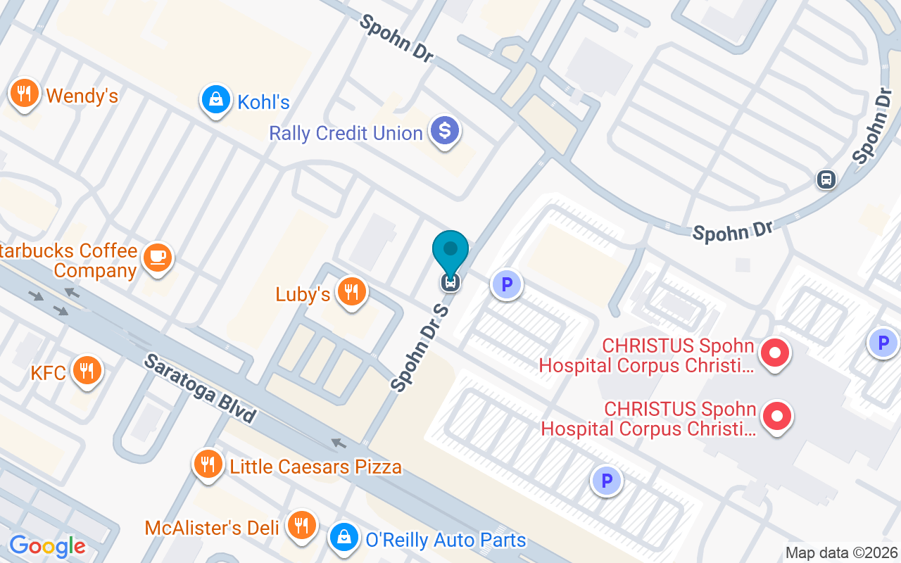 Map showing the location of Spohnsouth @ Saratoga