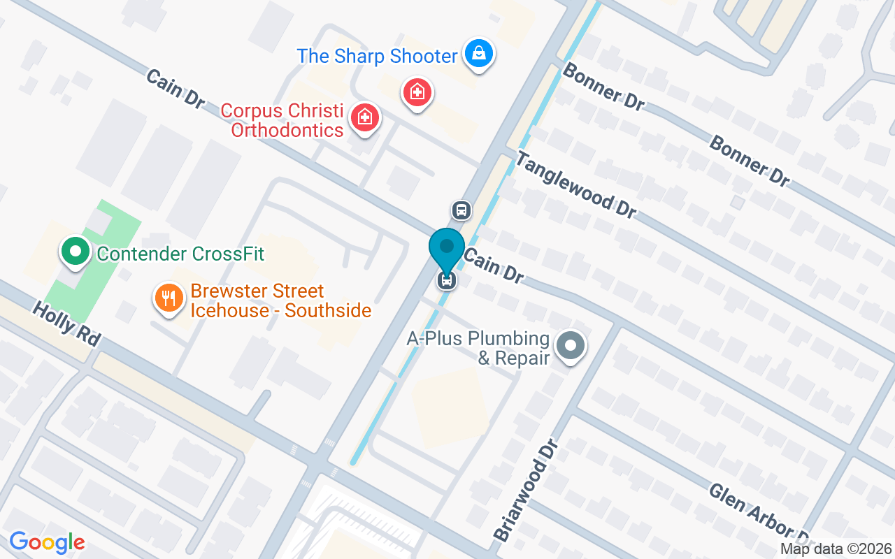 Map showing the location of Staples @ Cain
