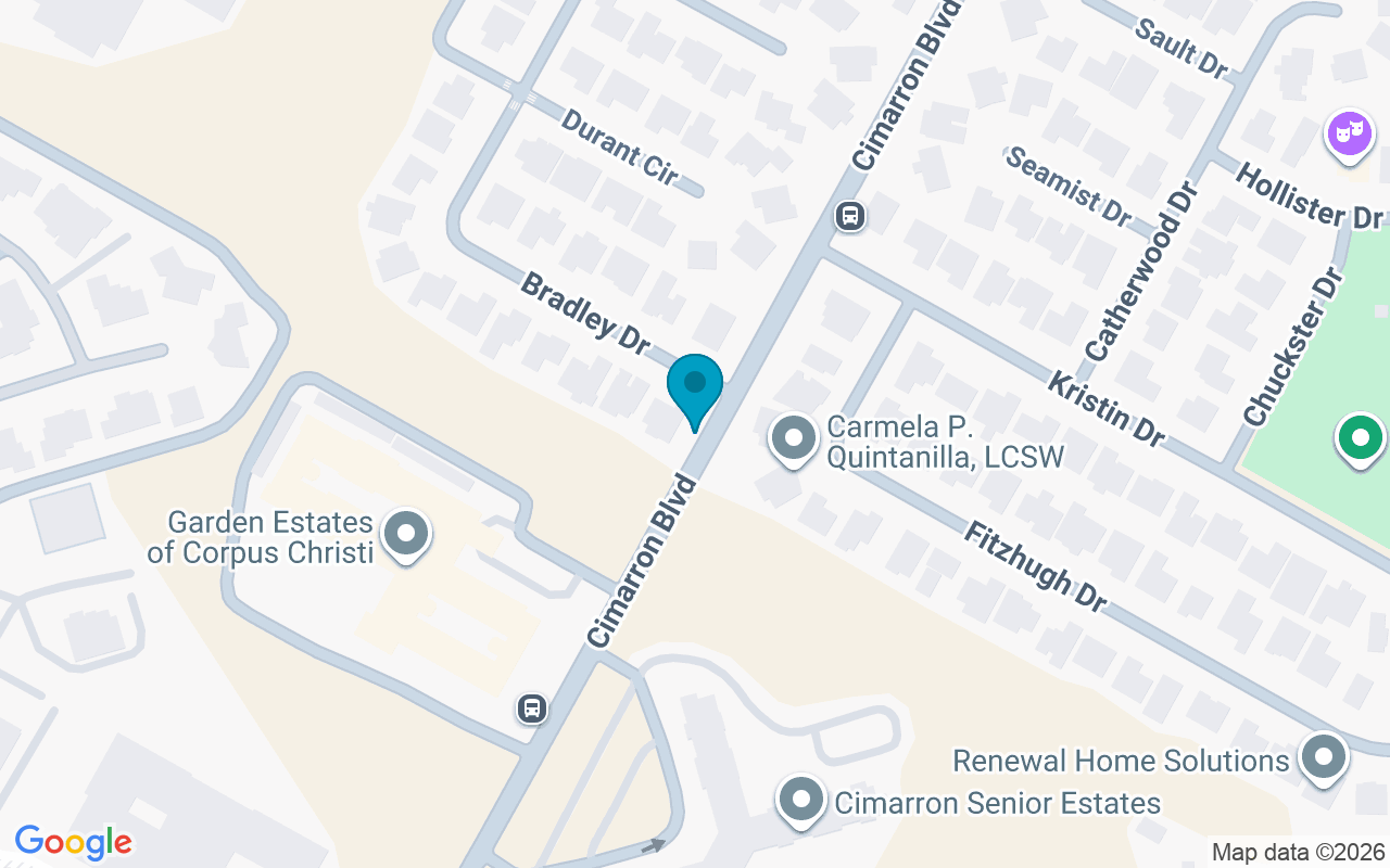 Map showing the location of Cimarron @ Bradley