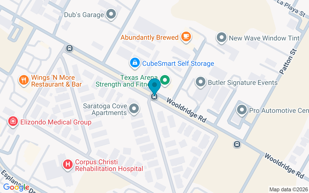 Map showing the location of Wooldridge @ Saratoga