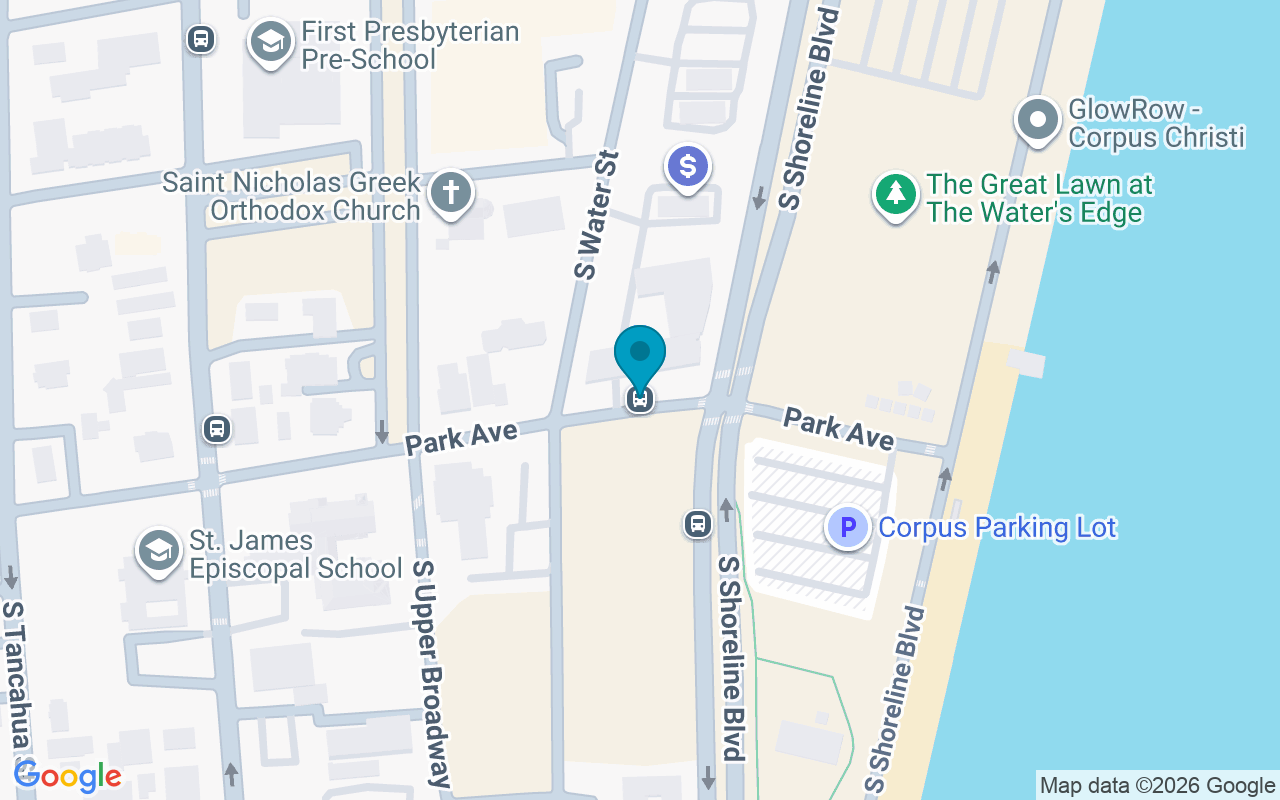 Map showing the location of Park @ Water