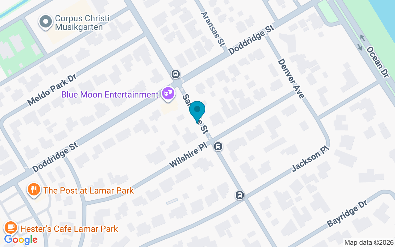Map showing the location of Sante Fe @ Wilshire