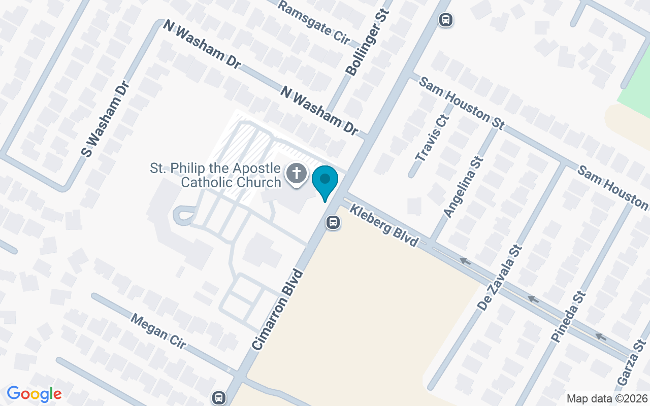 Map showing the location of Cimmaron