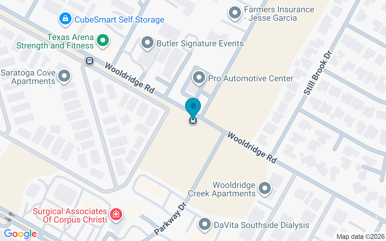 Map showing the location of Wooldridge @ Patton