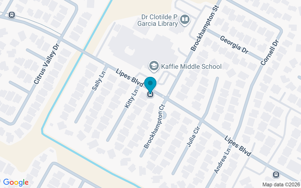Map showing the location of Lipes @ Kitty