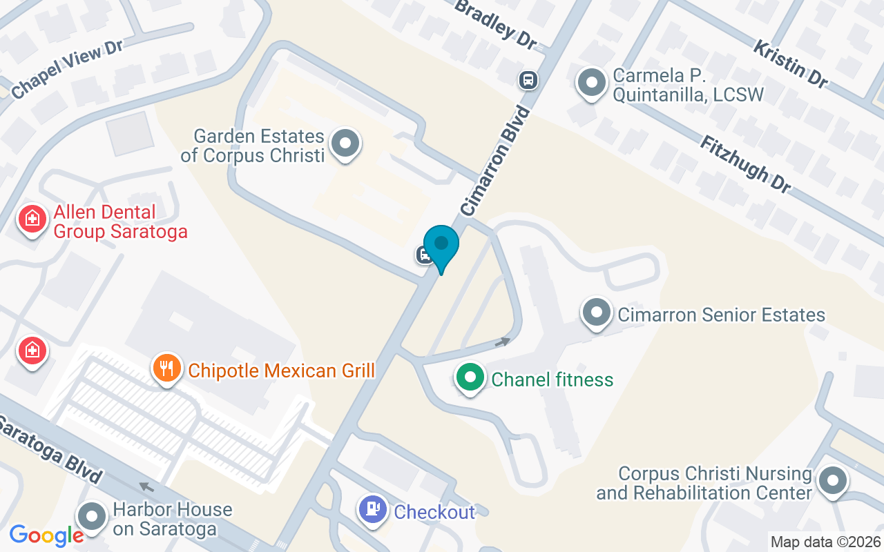 Map showing the location of Cimarron @ Cimarron Estates