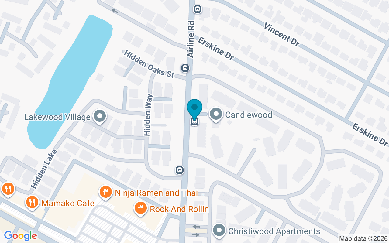 Map showing the location of Airline @ Candlewood